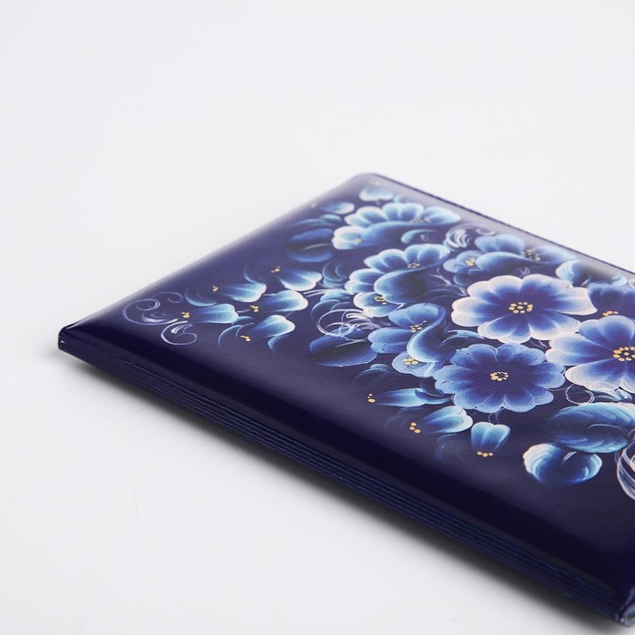 Обложка для паспорта, цвет синий - фото 1906803653