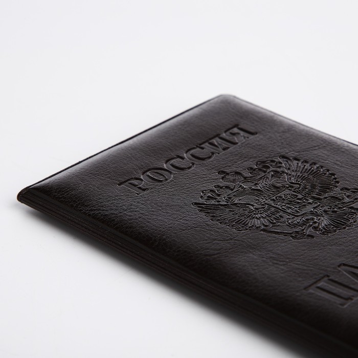 Обложка для паспорта, цвет коричневый - фото 1908260718