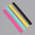 Набор пилок для ногтей на деревянной основе, форма прямая, 200/200 грит, 13 см, 10 шт., цвет МИКС - Фото 6