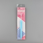 Крючок для вязания, с пластиковой ручкой, d=2.5 мм, 14 см, голубой - Фото 6