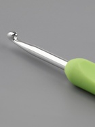 Крючок для вязания, с пластиковой ручкой, d=4.5 мм, 14 см, салатовый - Фото 4