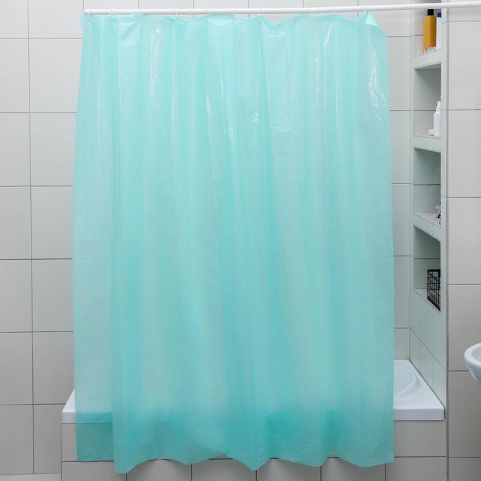 Штора для ванной комнаты, 180×180 см, полиэтилен, цвет МИКС - фото 5892369