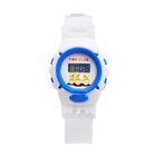 Часы наручные электронные детские "Джуниор", ремешок силикон, l-22 см, синие - Фото 2