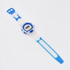 Часы наручные электронные детские "Джуниор", ремешок силикон, l-22 см, синие - Фото 4