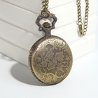 Часы карманные «Бронзовый каркас», кварцевые, циферблат d=4.5, на цепочке 80 см - Фото 4