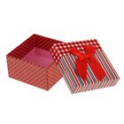 Коробка подарочная "Полоска", цвет красный - Фото 2