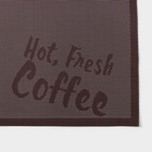 Салфетка сервировочная на стол Fresh coffee, 45×30 см, цвет кофейный - Фото 2