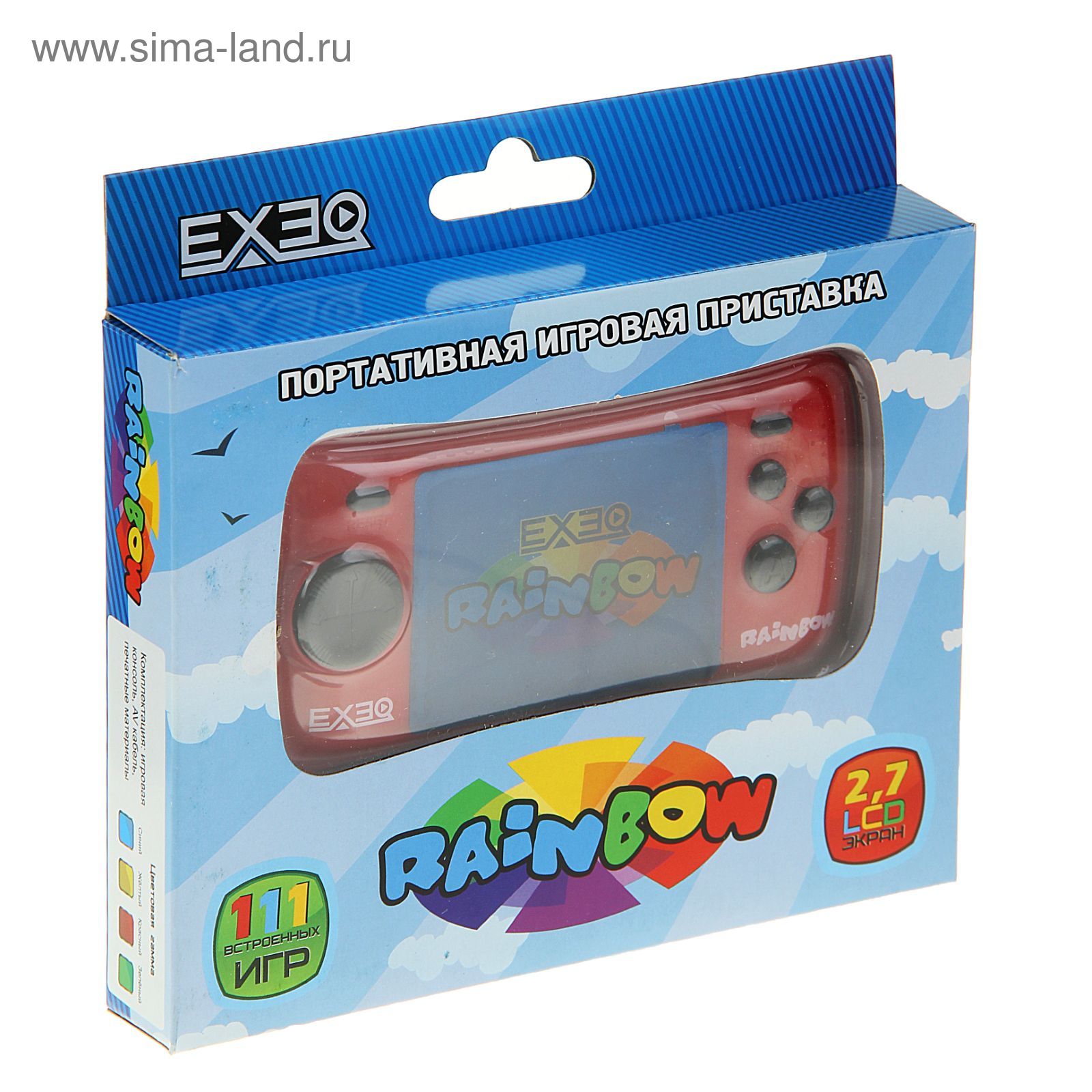 Игровая приставка EXEQ Rainbow, 2.7