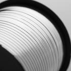 Лента для декора и подарков 0.5 см × 250 м, серебряная - Фото 2