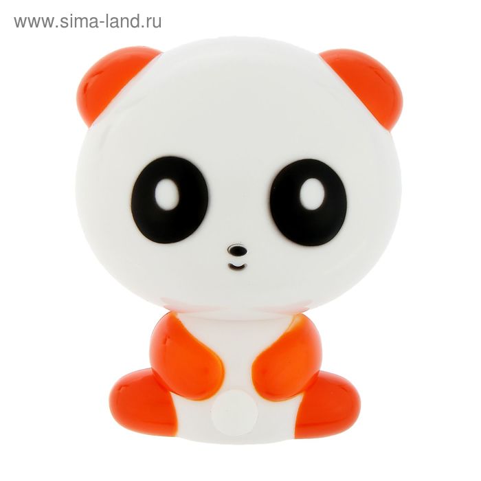 Ночник NL 1LED "Панда" оранжевый 0,4Вт 220В 10,5х9х9,3 см - Фото 1