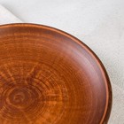 Блюдце "Дымленое", гладкое, красная глина, 13.5 см - Фото 4