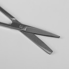 Ножницы маникюрные, прямые, широкие, 13 см, цвет серебристый - Фото 2