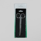 Ножницы маникюрные, прямые, широкие, 13 см, цвет серебристый - Фото 4
