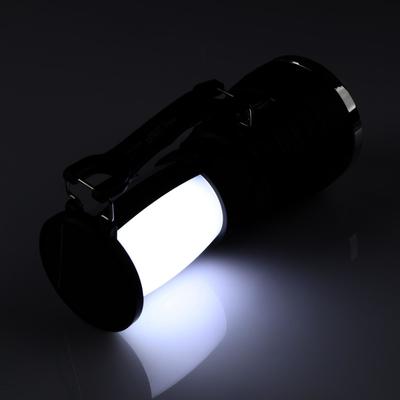 Фонарь светодиодный аккумуляторный ручной, 1 LED, 3 режима, 17.5 х 7 х 7 см