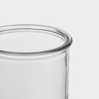 Банка для сыпучих Доляна «Стелла», 700 мл, 10×18 см, стекло, прозрачная - Фото 6