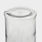 Банка для сыпучих Доляна «Стелла», 700 мл, 10×18 см, стекло, прозрачная - Фото 7
