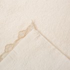 Полотенце махровое "Этель" Нежность крем 32*70 см, 100% хлопок, 350гр/м2 - Фото 4