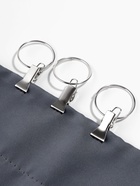 Кольцо для карниза, с зажимом, d=30/33 мм, 20 шт., цвет серебряный - Фото 4