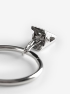 Кольцо для карниза, с зажимом, d=23/30 мм, 20 шт., цвет серебряный - Фото 3