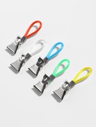 Зажим для штор, на петле, 50×15 мм, 5 шт., разноцветный - Фото 5