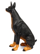 Садовая фигура из полистоуна «Собака Доберман», 48×20×21 см - Фото 6