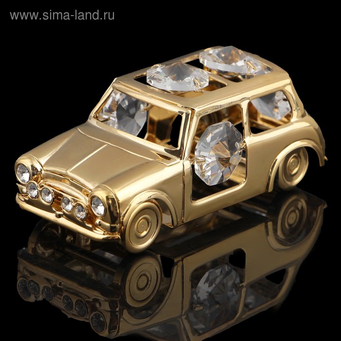 Сувенир «Автомобиль», 7×3,5×3,5 см, с кристаллами - Фото 1