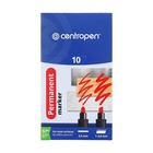 Маркер перманентный Centropen 8566, красный, узел 5.0 мм, линия 2.5 мм - Фото 6